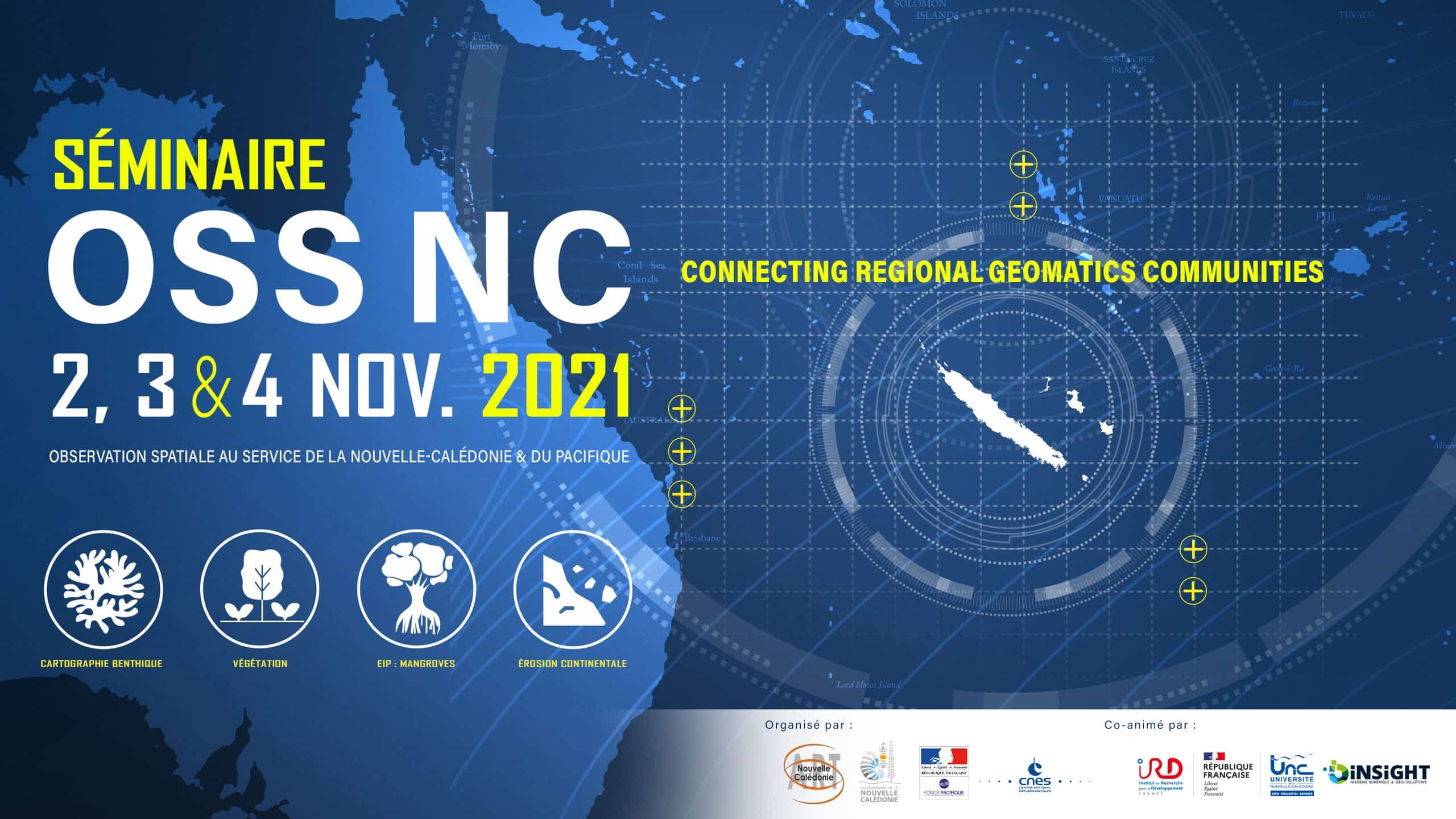 Séminaire « OSS NC », la communauté géomatique du Pacifique en mode collaboration