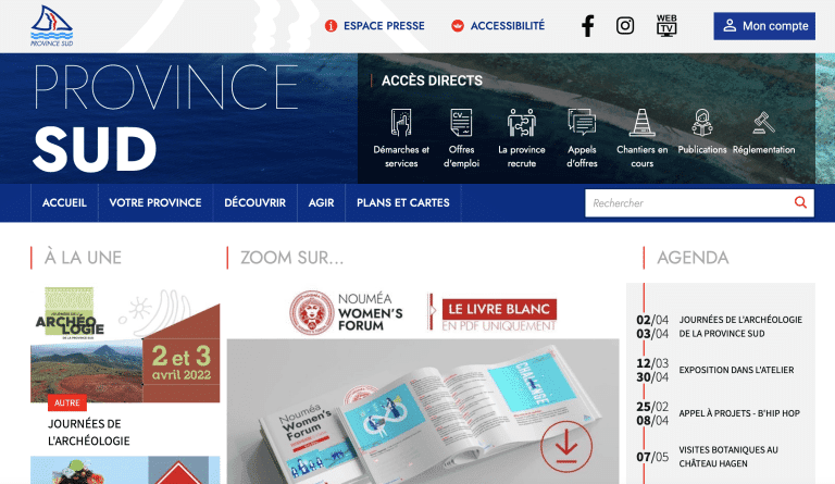 Handicap et accessibilité numérique, la Province Sud innove￼