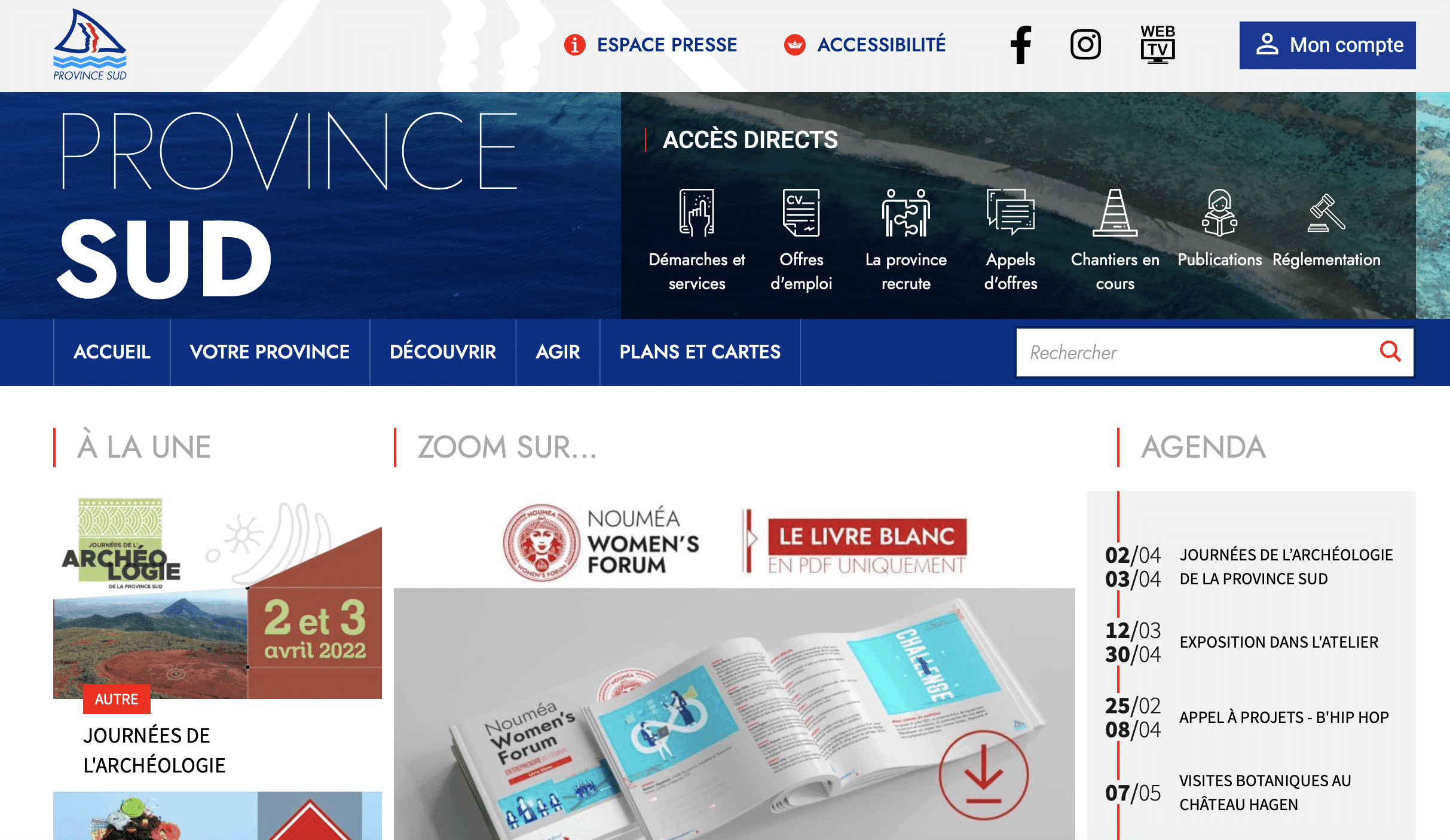 Handicap et accessibilité numérique, la Province Sud innove￼