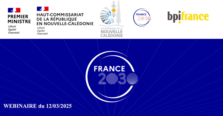Webinaire « France 2030 régionalisé en Nouvelle-Calédonie »